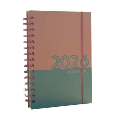 Agenda Planificador 2026 Caratula Gruesa Espiral A5