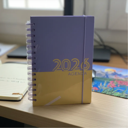 Agenda Planificador 2026 Caratula Gruesa Espiral A5