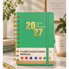 Agenda Planificador 2027 tamaño A6 tapa dura