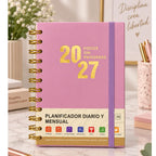 Agenda Planificador 2027 tamaño A6 tapa dura