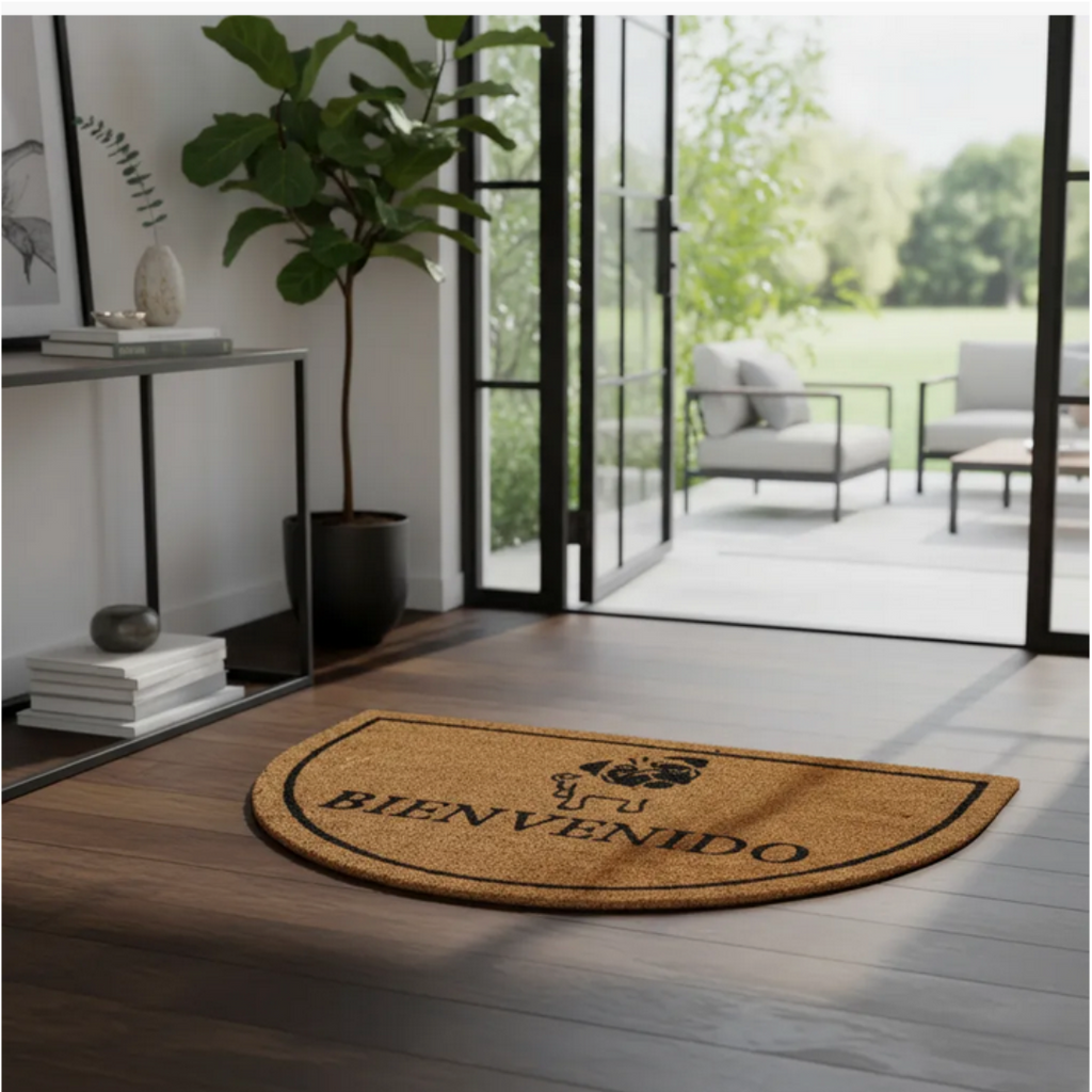Alfombra Limpia Pies de Mimbre con Diseños