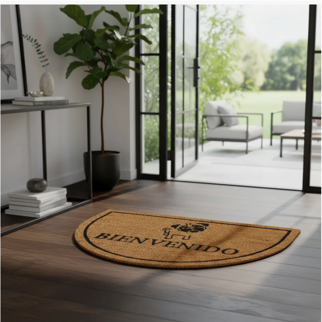 Alfombra Limpia Pies de Mimbre con Diseños