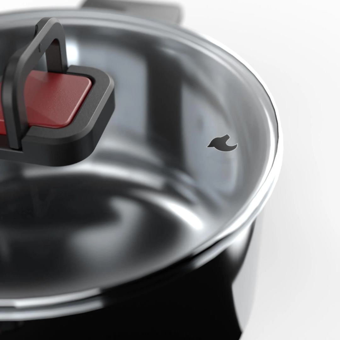 Bateria de Cocina 6 Piezas Acero Inoxidable Wolf