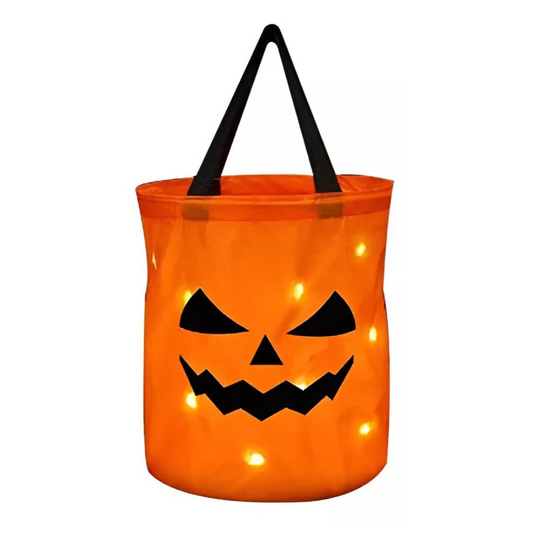 Bolsa Grande Recoleccion de Dulces Halloween con Luces