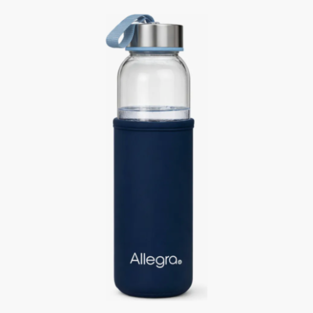 Botella de Agua Deportiva de Vidrio con Funda Frostt 450 ml