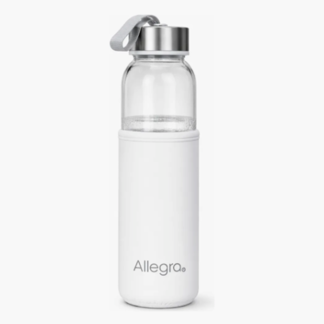 Botella de Agua Deportiva de Vidrio con Funda Frostt 450 ml