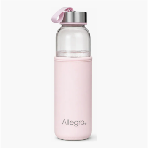 Botella de Agua Deportiva de Vidrio con Funda Frostt 450 ml
