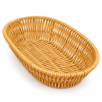 Set de 2 Canasto Tejido para Pan Organizador de Mesa