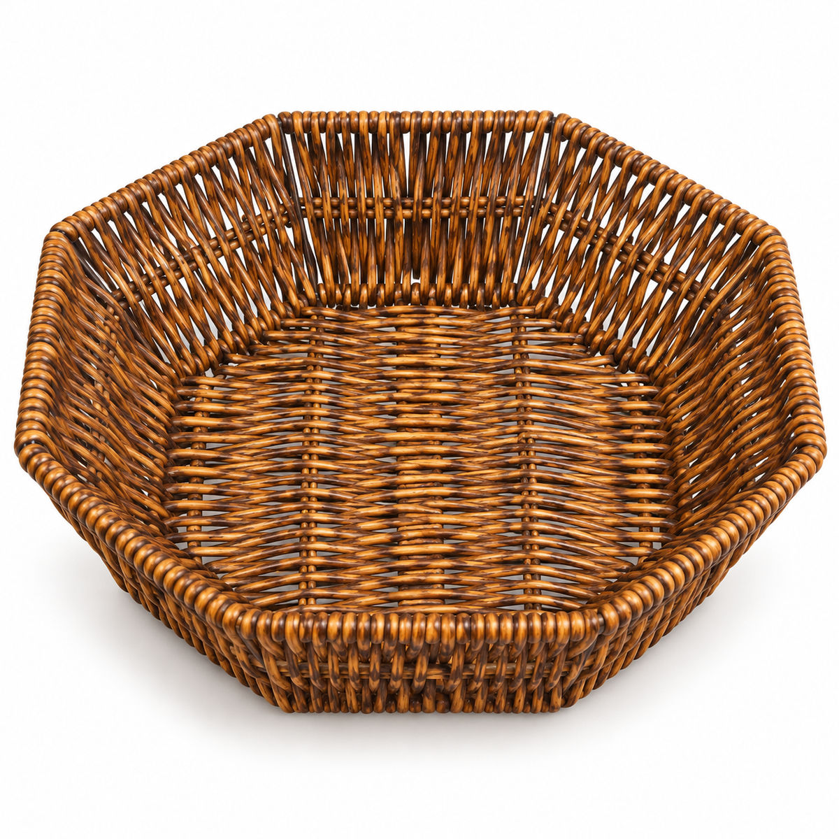 Set de 2 Canasto Tejido para Pan Organizador de Mesa