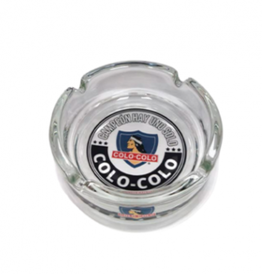 Cenicero Colo Colo de Vidrio 