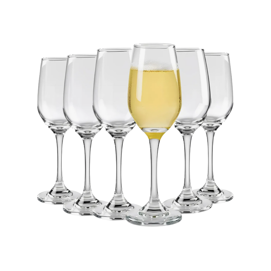 Set 6 Copas de Champagne Brunello 237 Ml
