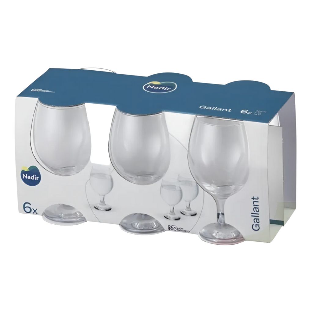 Set 6 Copa de Agua Nadir Gallant 320 ML 