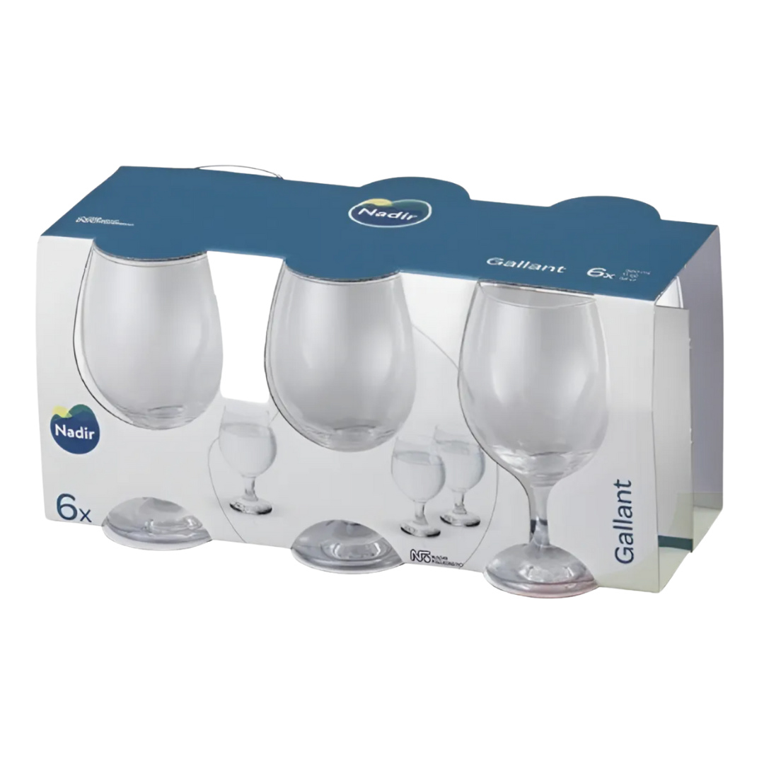 Set 6 Copa de Agua Nadir Gallant 320 ML 