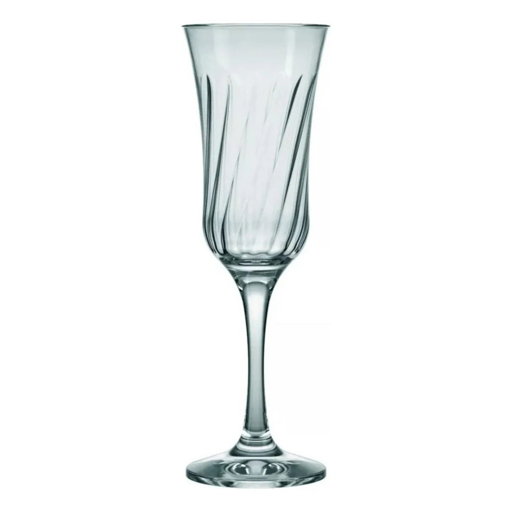 Set 6 Copas de Champagne 195 Ml Nadir Lirio