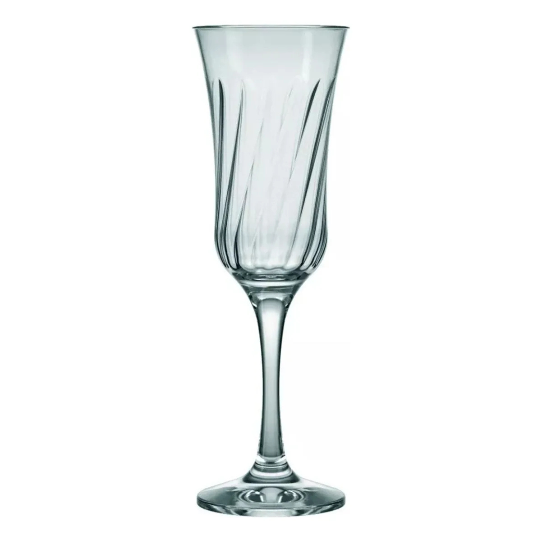 Set 6 Copas de Champagne 195 Ml Nadir Lirio