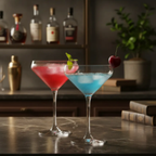 Set 6 Copas Martini Vidrio 345ml | Cristalería Coctelería