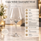 Copa Stölzle Quatrophil 710 ml de Cristal Alemán