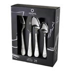 Set Cubiertos 24 Piezas Acero Inoxidable Mármol | Krons