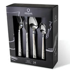 Set Cubiertos 24 Piezas Acero Inoxidable Mármol | Krons