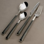 Set Cubiertos 24 Piezas Acero Inoxidable Mármol | Krons