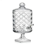 Dispensador de bebidas de vidrio 3 litros con llave modelo Diamante
