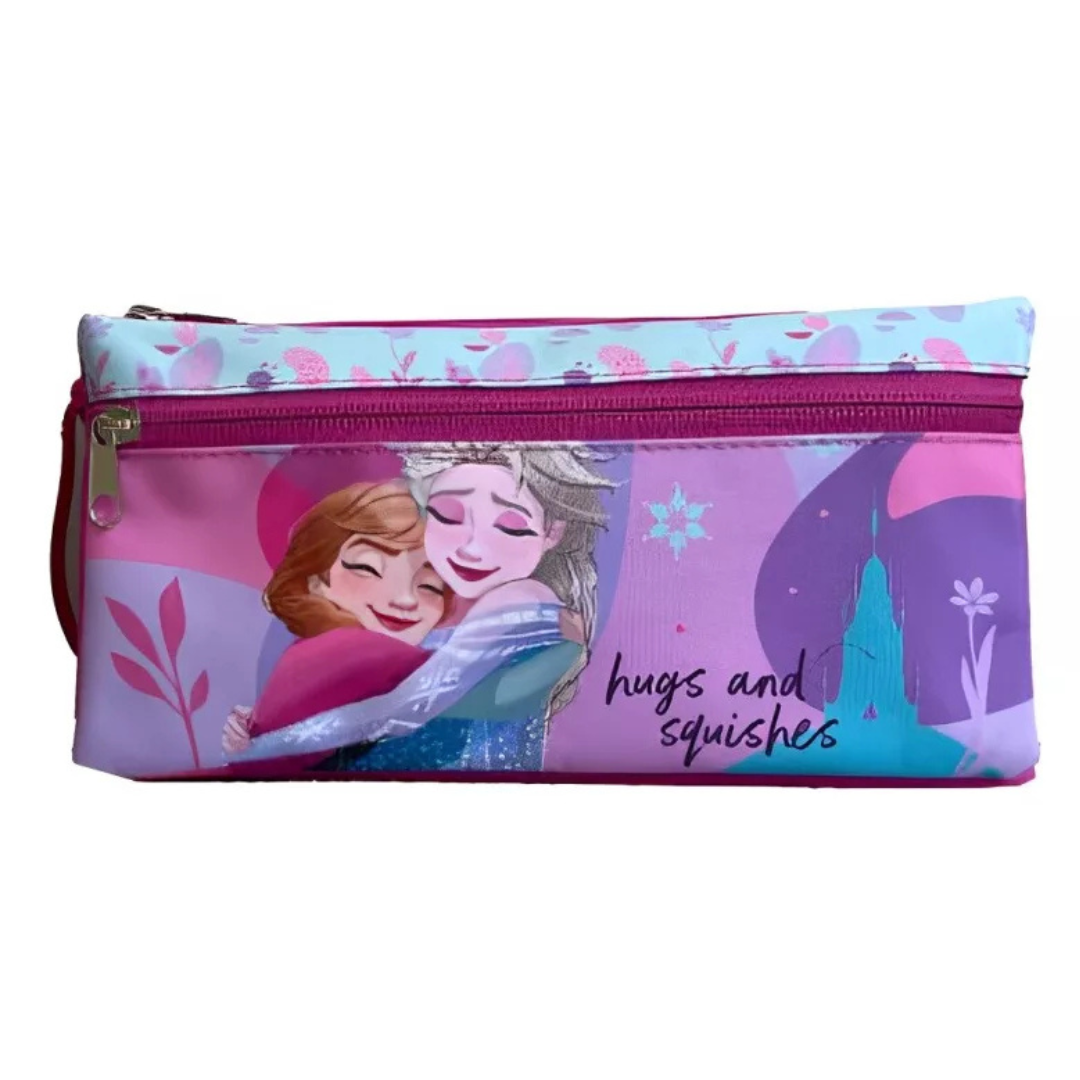 Estuche Escolar Doble Cierre Frozen