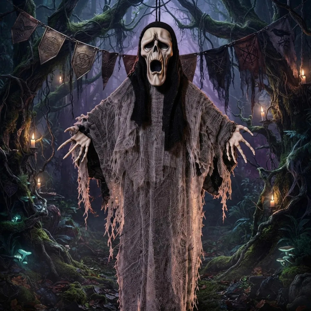 Halloween Fantasma Colgante Scary Movie Grande Calavera