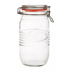 Frasco Canister Hermetico de Vidrio 1 Litro Allegra