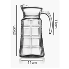 Jarra De Vidrio Con Tapa 1.8 Lts 25cm Juegos Bebidas Agua