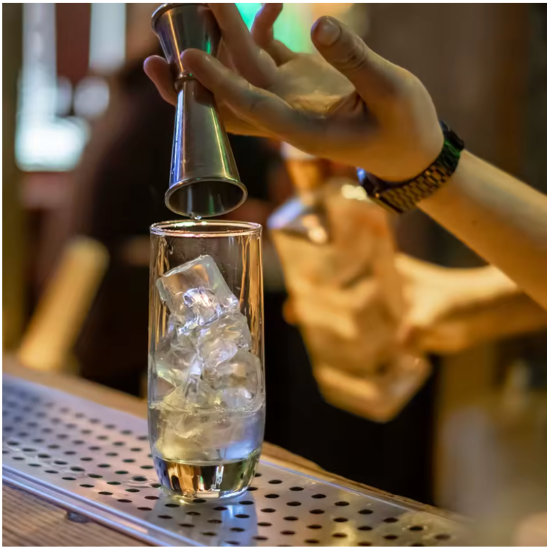 Medidor de licor japonés 20 × 40 ml | Jigger acero premium