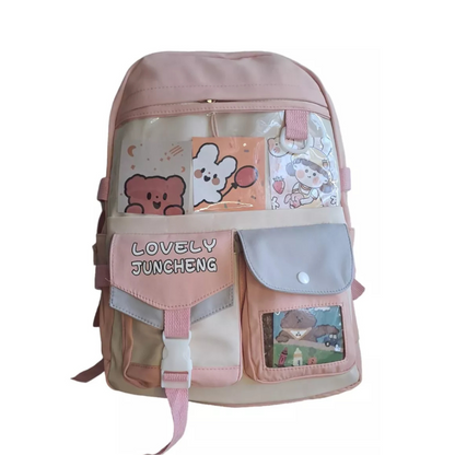 Mochila Escolar Juvenil Kawaai