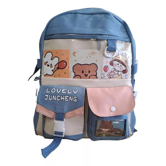 Mochila Escolar Juvenil Kawaai