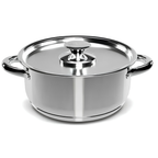 Olla Cacerola Baja Wens 26 cm | Acero Inoxidable 7 Litros