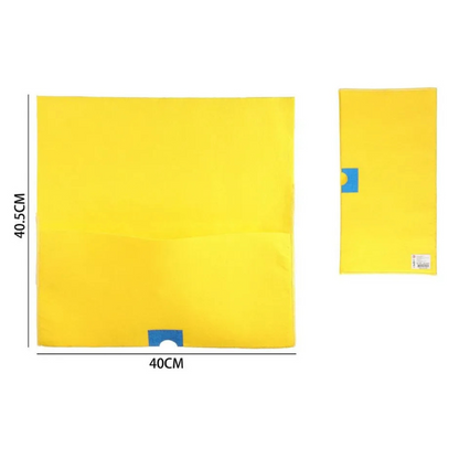 Pack 12 Paños amarillos Limpieza Microfibra (40 x 40cm)