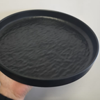 Plato De Melamina Gruesa Texturizada Diseño Piedra De 25cm
