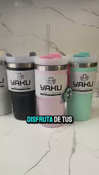 Mug Termico Acero 560 ML con Bombilla Yaku