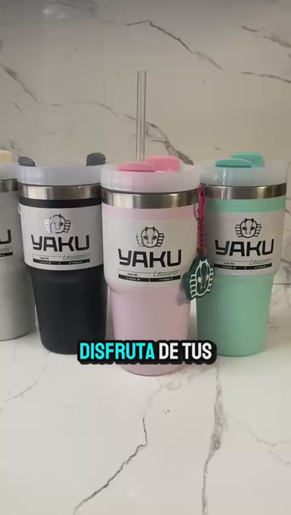 Mug Termico Acero 560 ML con Bombilla Yaku