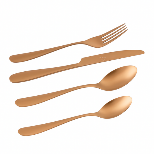 Set 24 Cubiertos Bronce Krons