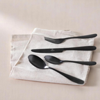 Set 24 Cubiertos Black Krons