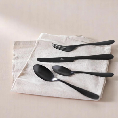 Set 24 Cubiertos Black Krons
