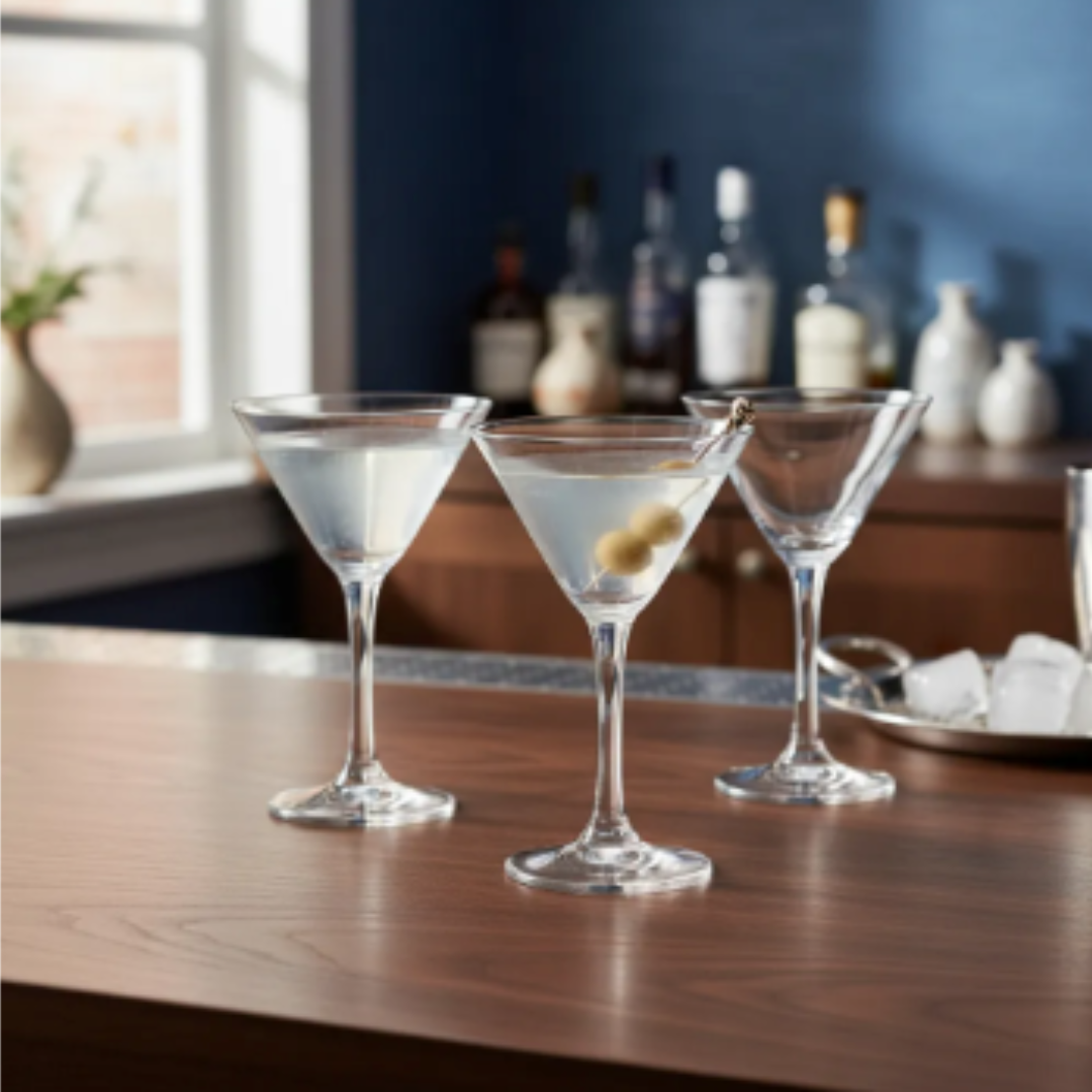 Set 4 Copas Martini Cristar 274 ML