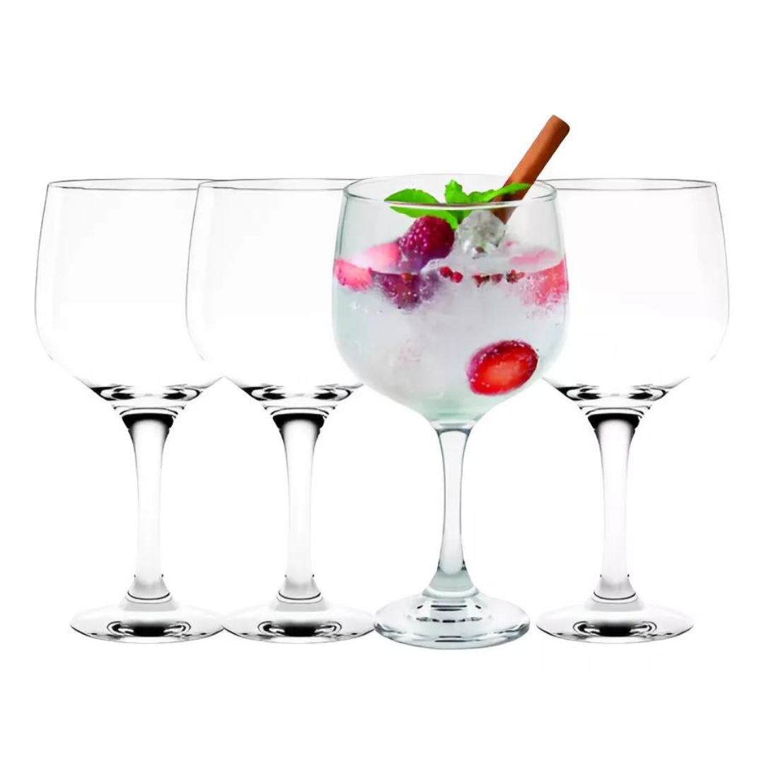 Set 4 Copas Gin Tonic Coctel Ramazzotti 653ml Cristar