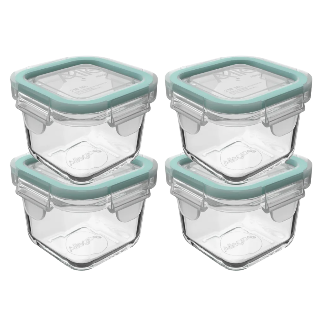 Set 4 Mini Taper para Alimentos Allegra 210 ML