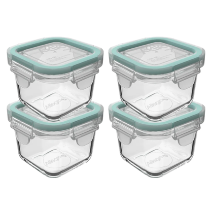 Set 4 Mini Taper para Alimentos Allegra 210 ML