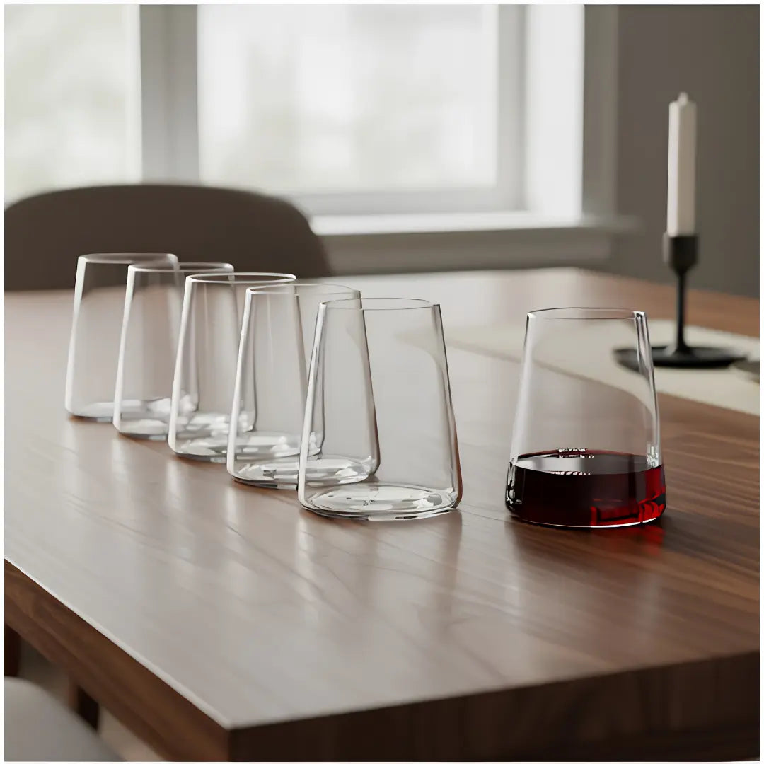 Set 6 Copas Vasos de Vino Stölzle Power Cristal Alemán