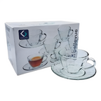 Set 6 Tazas + Platos de Te o Cafe Bellevue Kimglass