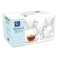 Set 6 Tazas + Platos de Te o Cafe Bellevue Kimglass