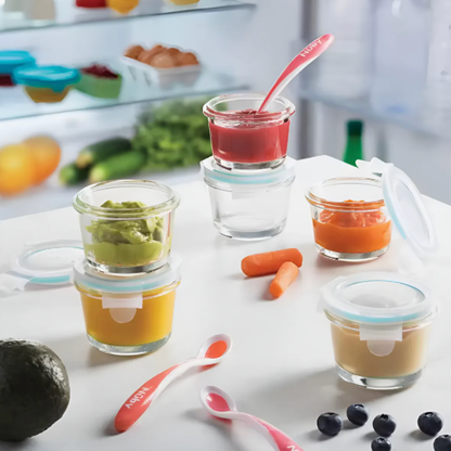 Set 8 Mini Taper para Alimentos Allegra 165 ml Redond