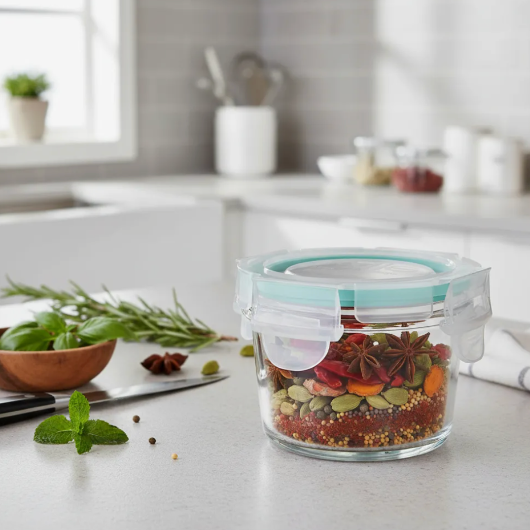 Set 8 Mini Taper para Alimentos Allegra 165 ml Redond