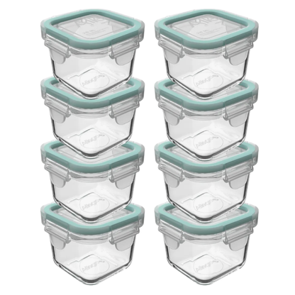 Set 8 Mini Taper para Alimentos Allegra 210 ML